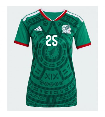 Mexico Roberto Alvarado #25 Hjemmebanetrøje Dame VM 2026 Kortærmet